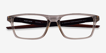 Brun Oakley Port Bow -  Plastique Lunettes de vue