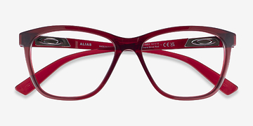 Clear Red Oakley Alias -  Plastique Lunettes de vue