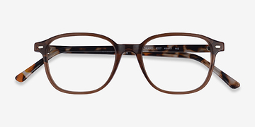 Clear Brown Ray-Ban RB5393 Leonard -  Acétate Lunettes de vue