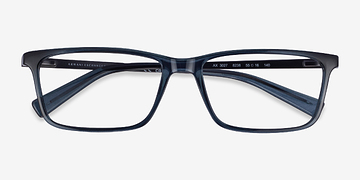 Matte Transparent Blue Armani Exchange AX3027 -  Plastic Eyeglasses
