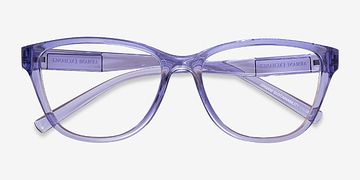 Shiny Transparent Purple Armani Exchange AX3111U -  Plastique Lunettes de vue