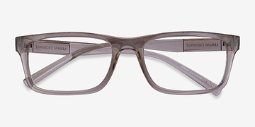 Shiny Transparent Brown Armani Exchange AX3115 -  Plastique Lunettes de vue