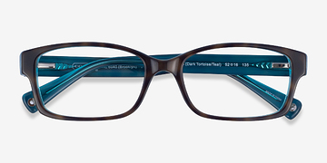 Tortoise Green Coach HC6040 Brooklyn -  Acetate Eyeglasses