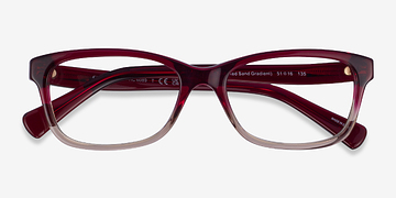 Gradient Red Coach HC6089 -  Acetate Eyeglasses