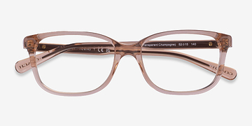 Transparent Champagne Coach HC6143 -  Acetate Eyeglasses