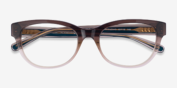 Transparent Brown Gradient Coach HC6187 -  Acétate Lunettes de vue