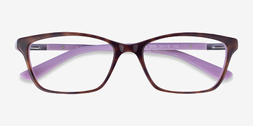 Tortoise On Purple Ralph RA7044 -  Acetate Eyeglasses