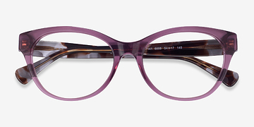 Shiny Transparent Purple Ralph RA7141 -  Acétate Lunettes de vue