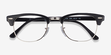 Black Ray-Ban Clubmaster Change -  Acetate, Metal Eyeglasses