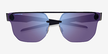 Noir Oakley Chrystl -  Métal Lunettes de soleil