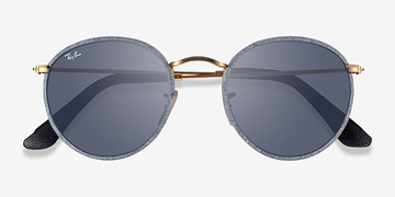 Bleu pâle Ray-Ban RB3475Q -  Métal Lunettes de soleil