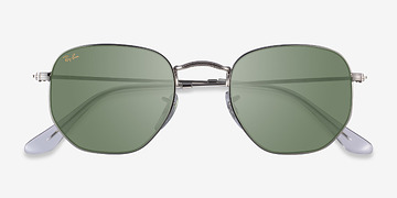 Argenté Ray-Ban RB3548 -  Métal Lunettes de soleil