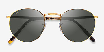 Legend Gold Ray-Ban RB3637 New Round -  Métal Lunettes de soleil