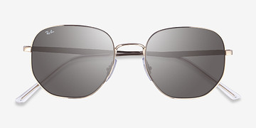 Argenté Ray-Ban RB3682 -  Métal Lunettes de soleil