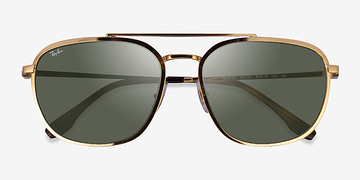 Doré Ray-Ban RB3708 -  Métal Lunettes de soleil