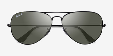 Shiny Black Ray-Ban RB3025 -  Métal Lunettes de soleil