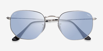 Shiny Silver Ray-Ban RB3548 -  Métal Lunettes de soleil