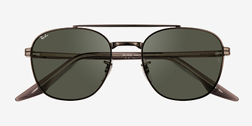 Dark Gunmetal Ray-Ban RB3688 -  Métal Lunettes de soleil