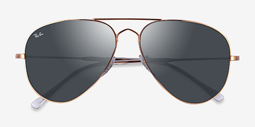 Rose Gold Ray-Ban RB3825 -  Metal Sunglasses