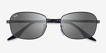 Shiny Black Ray-Ban RB3690 -  Métal Lunettes de soleil