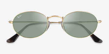 Doré Ray-Ban RB3547 -  Métal Lunettes de soleil