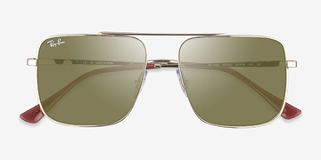 Doré Ray-Ban RB3758 -  Métal Lunettes de soleil