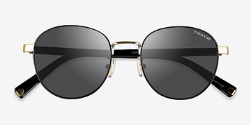 Black Gold Coach HC7131 C6195 -  Métal Lunettes de soleil