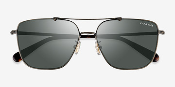 Antique Gold Coach HC7137 CA576 -  Métal Lunettes de soleil