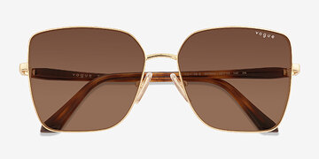 Tortoise Gold Vogue Eyewear VO4199S -  Métal Lunettes de soleil