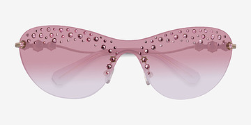 Pale Gold Swarovski SK7023 -  Métal Lunettes de soleil