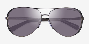 Gunmetal Black Michael Kors MK5004 Chelsea -  Métal Lunettes de soleil