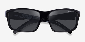 Shiny Black ARNETTE Fastball -  Plastique Lunettes de soleil