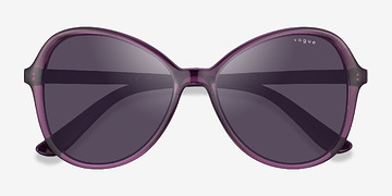 Transparent Purple Vogue Eyewear VO5349S -  Plastique Lunettes de soleil
