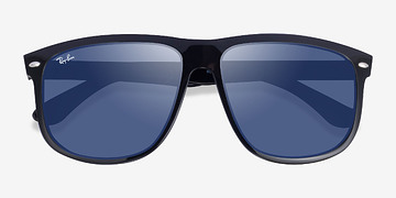 Satin Black Ray-Ban RB4147 -  Plastique Lunettes de soleil