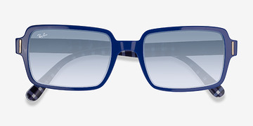 Blue White Ray-Ban RB2189 Benji -  Acétate Lunettes de soleil
