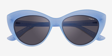 Bleu pâle Vogue Eyewear VO5377S -  Plastique Lunettes de soleil