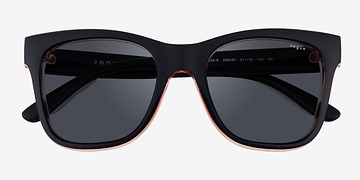 Dark Blue Floral Vogue Eyewear VO5428S -  Plastique Lunettes de soleil