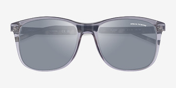 Clear Gray Armani Exchange AX4070S -  Plastique Lunettes de soleil