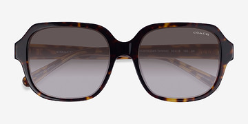 Écaille Noire Coach HC8335U C7989 -  Écoresponsables Lunettes de soleil