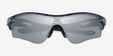 Gray Plaid Oakley Radarlock -  Plastique Lunettes de soleil