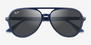 Bleu marine  Ray-Ban RB4376 -  Plastique Lunettes de soleil