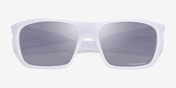 Blanche Oakley Masseter -  Plastique Lunettes de soleil