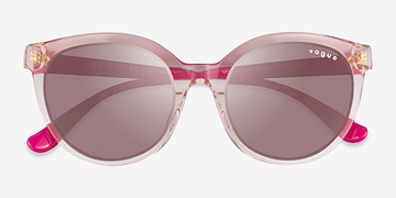 Transparent Pink Vogue Eyewear VO5427SF -  Acétate Lunettes de soleil
