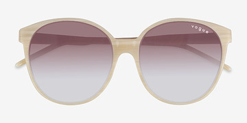 Striped Milk Tea Vogue Eyewear VO5509S Ischia -  Acétate Lunettes de soleil