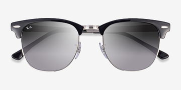 Black On Silver Ray-Ban RB3716 -  Métal Lunettes de soleil