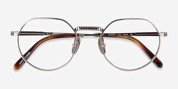 Shiny Silver Ray-Ban RB8265V Jack -  Titanium Eyeglasses