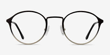 Silver Black Rising -  Légèreté Métal Lunettes de vue