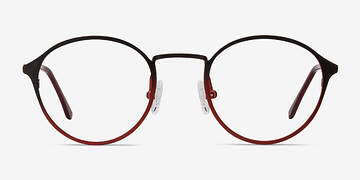 Red Black Rising -  Légèreté Métal Lunettes de vue