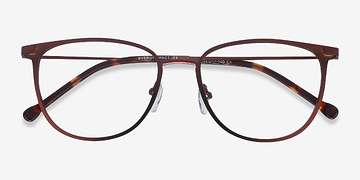 Rouge Shimmer -  Métal Lunettes de vue