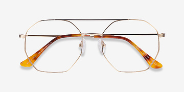 Doré Eight -  Légèreté Métal Lunettes de vue